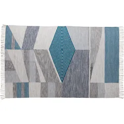 Tom Tailor Vintage Modern Kelim 725 türkis multi 65 cm x 135 cm