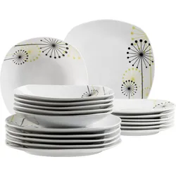 Mäser Tellerset 18-tlg. VANESA - B/H/T ca. 34.00x30.00x28.40