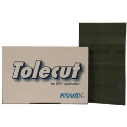 KOVAX Tolecut Schleifstreifen Black 1/8 Stick-on P3000, 29 x 35mm, 25er-Pck.