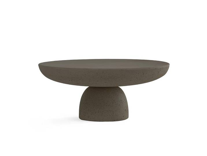 MOGG table basse OLO CIMENT (Anthracite, Ø 70 cm - Ciment)