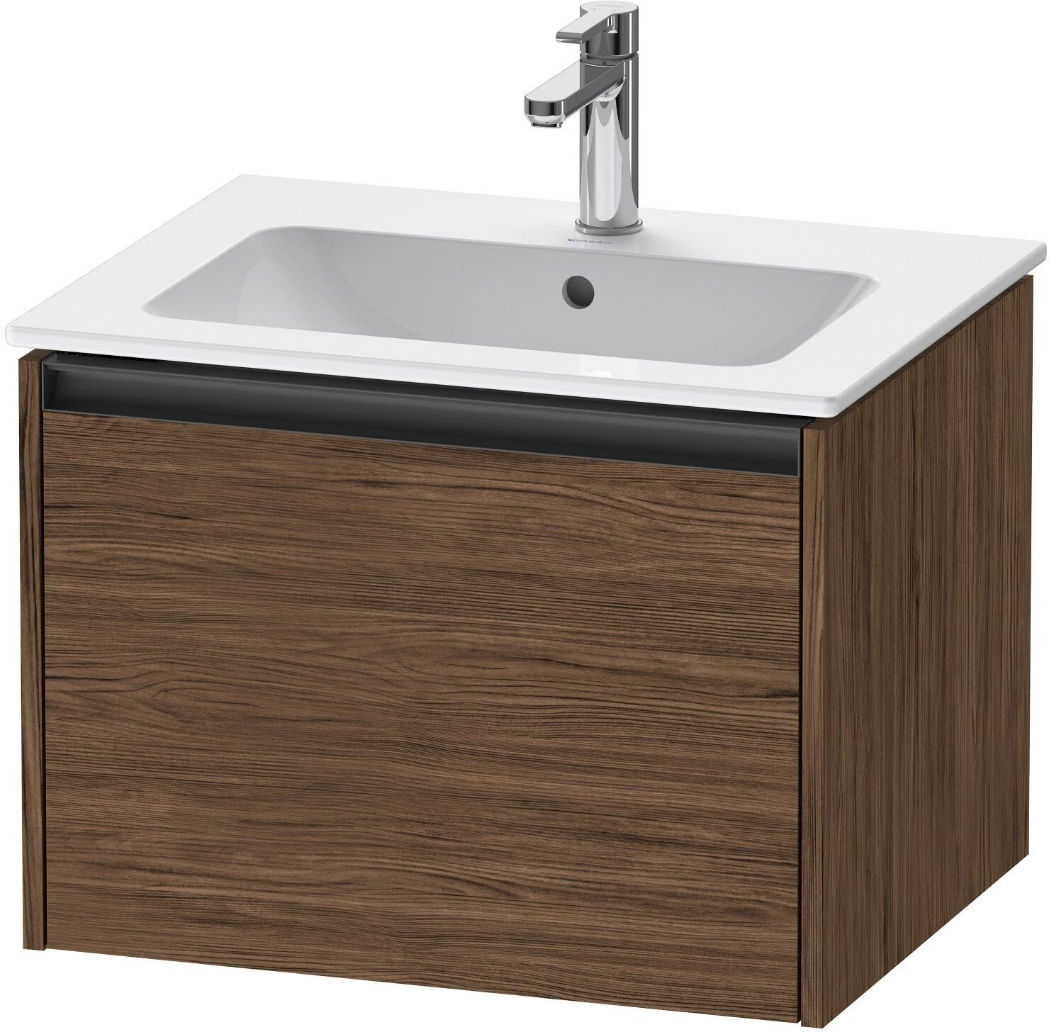 Duravit Ketho.2 vanity unit wall hung, 1 drawer, 61 cm K25062049490000