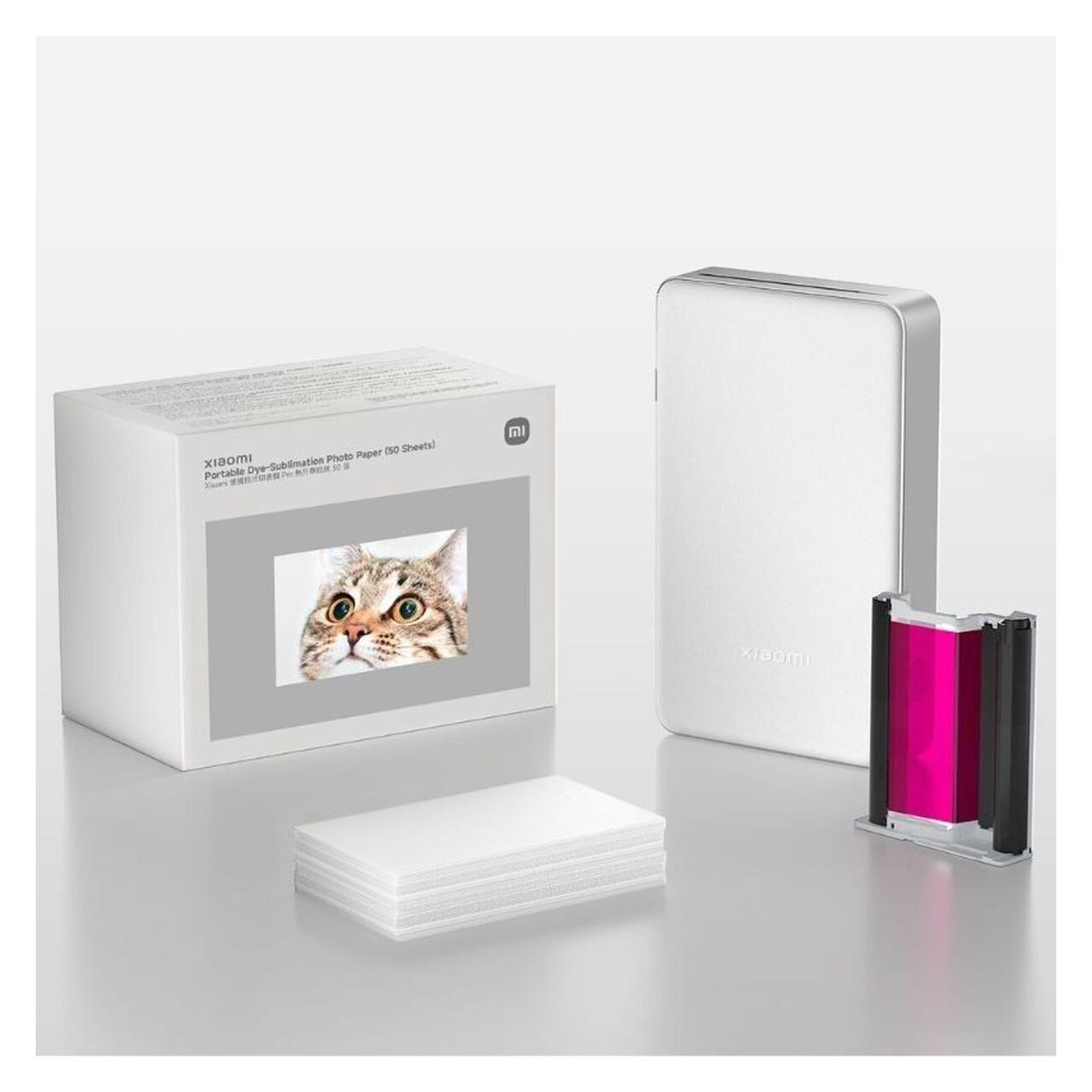 Xiaomi Portable Dye-Sublimation Photo Paper (5x7.6 Zentimeter, 50 Stk.) (BHR082PGL)