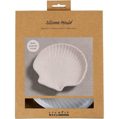 Creativ Company Silikonform, Muschelschale, H 2,5 cm, L 14,5 cm, B 14 cm, 1 Stk