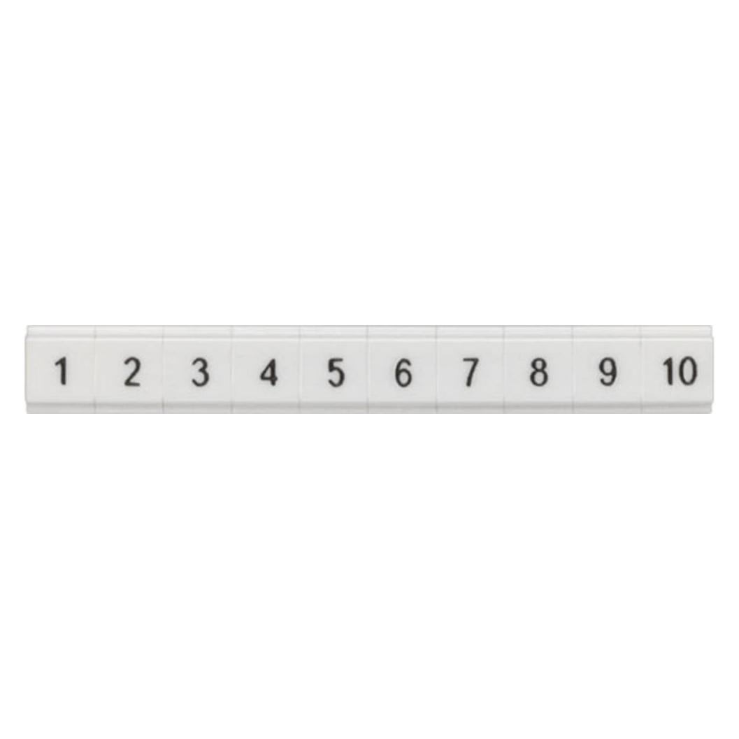 Siemens 100 Stück Klemmenmarkierer 1-10, ZBF5 8WH8121-2AB05 / 433003 (8WH81212AB05)