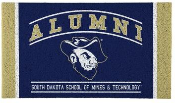 Evergreen 28 in. x 16 in. South Dakota School of Mines Alumni Full Color PVC Door Mat