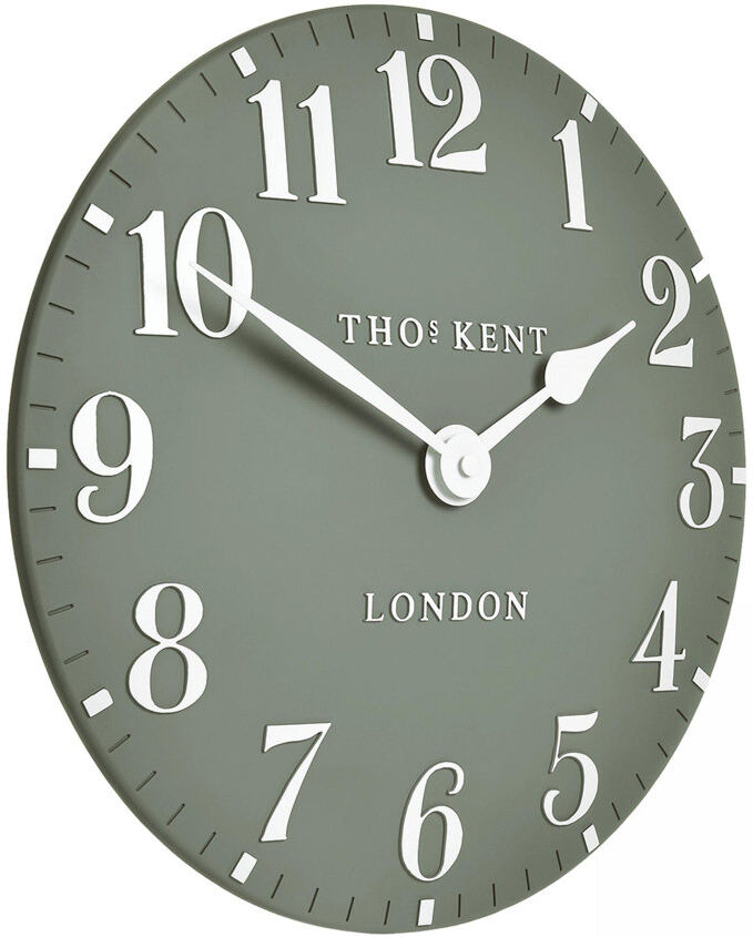 Thomas Kent Arabic Wall Clock Seagrass 30cm H x 30cm W x 5cm D