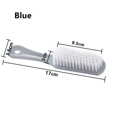 Premium Multifunctional Shoe Brush & Clothing Cleaner Soft Bristles For Shoes & Home blue