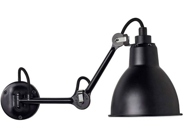 Lampe Gras 204 Wandleuchte, schwarz – DCW - Wohnzimmer - Design - Metall