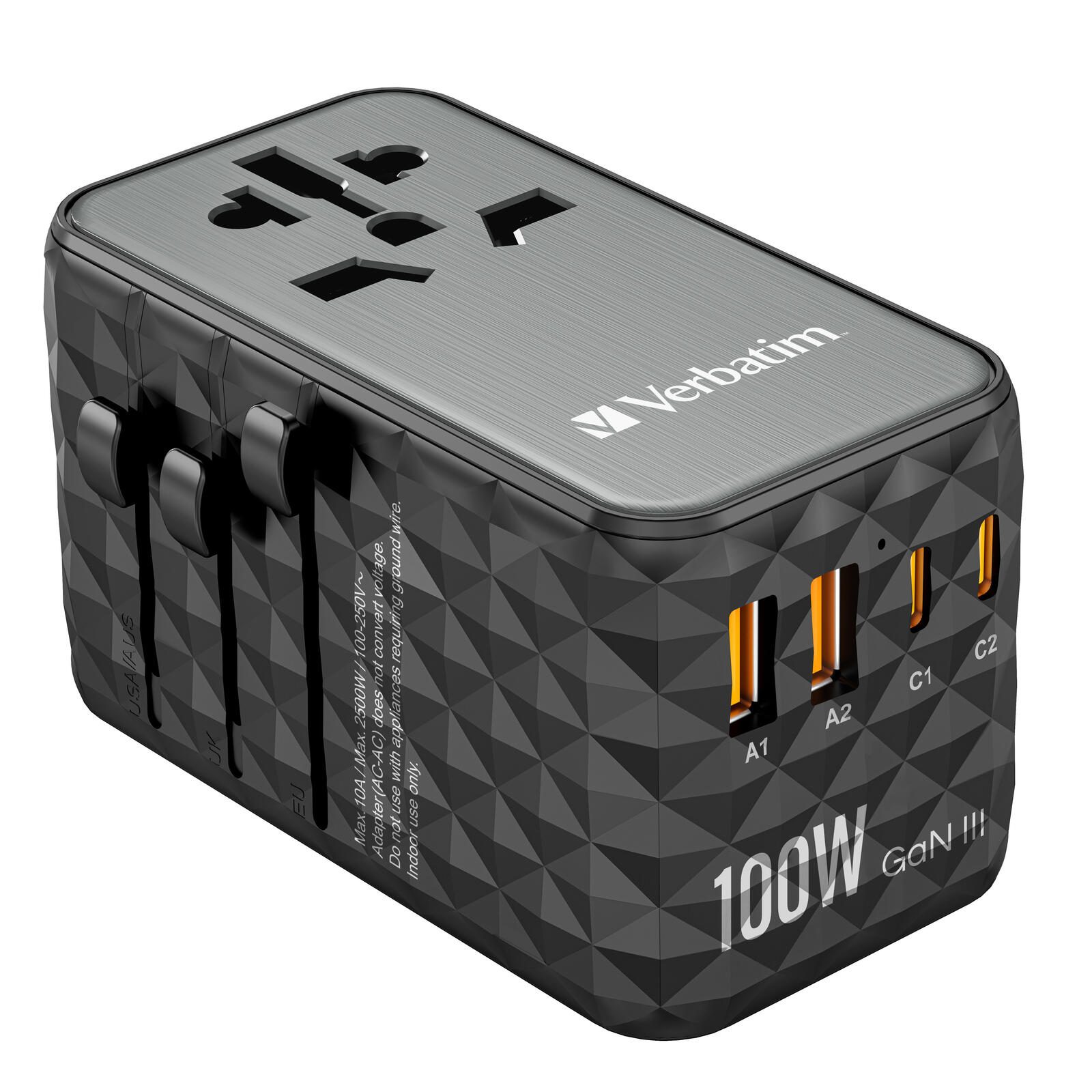 Verbatim GaN-Ladeadapter UTA-06 100W 32121