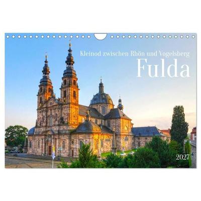 Fulda - Kleinod zwischen Rhön und Vogelsberg (Wandkalender 2027 DIN A4 quer), CALVENDO Monatskalender