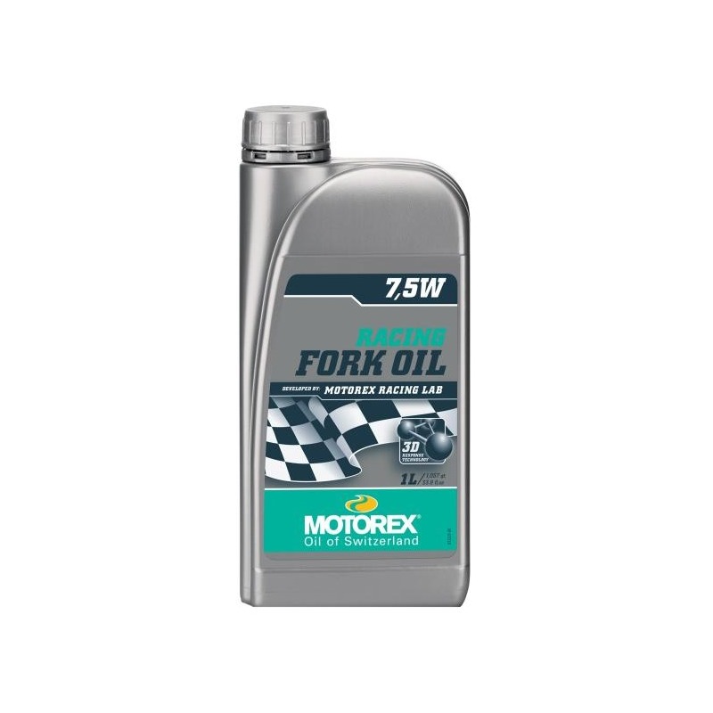 Huile de fourche Motorex Racing Fork Oil 7.5W 1L