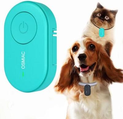 Inspired Deals Ultrasonic Pet Insect Repellent Collar Portable Flea & Tick Protection For Cats & Dogs blue