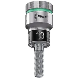 Wera, Steckschlüssel + Stecknuss, 8006 SC 1 Zyklop Hybrid-Knarrensatz (10 mm, 11 mm, 12 mm, 13 mm, 14 mm, 15 mm, 16 mm, 17 mm, 18 mm, 19 mm)
