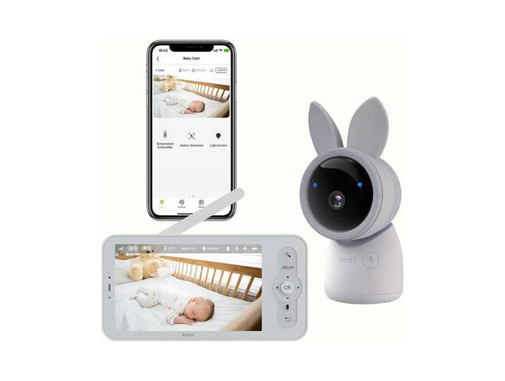 Arenti Ainanny Monitor Babyphone mit Kamera Weiss
