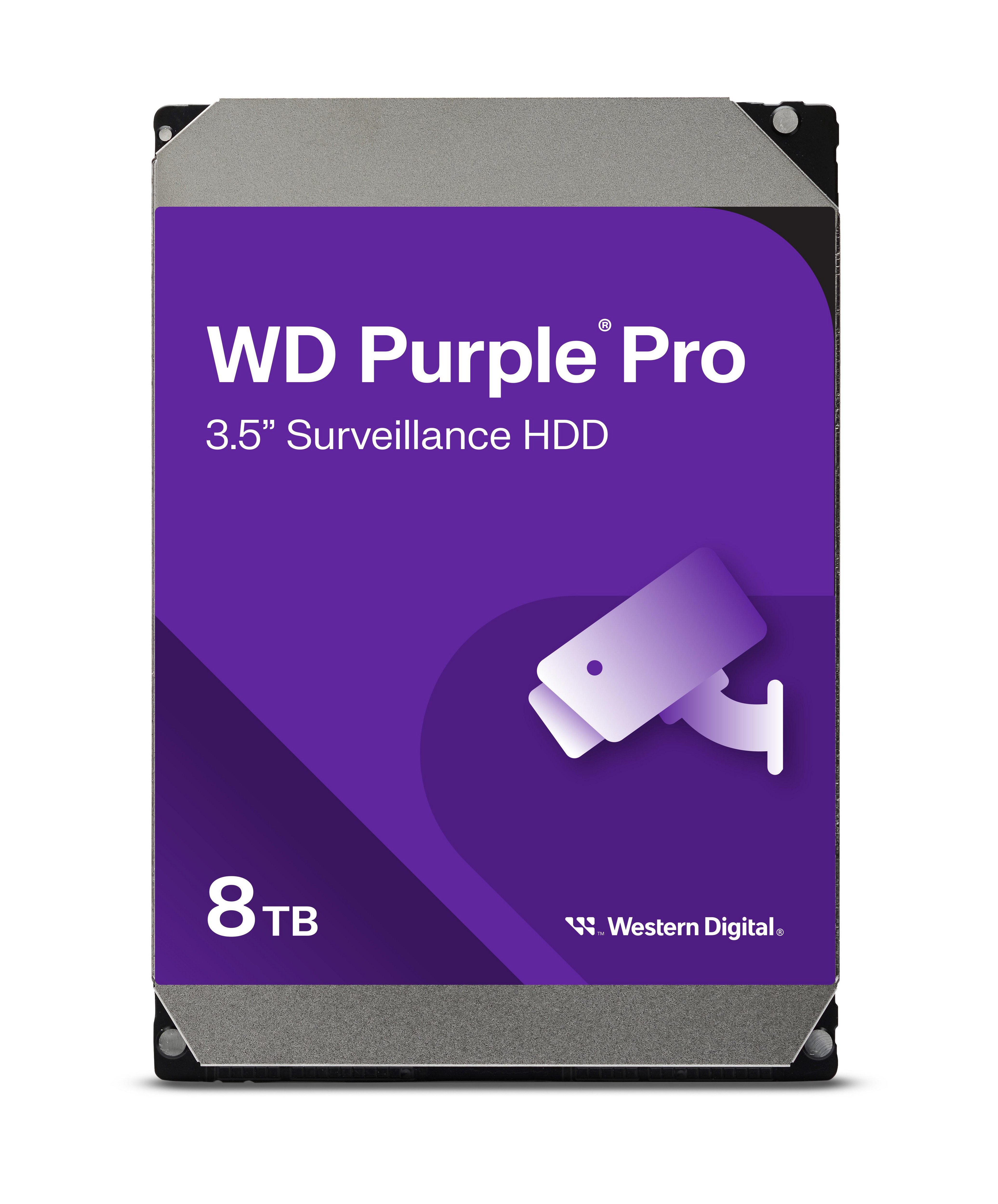 Western Digital WD Purple Pro WD8002PURP HDD Festplatte 8 TB 3.5" 7200rpm
