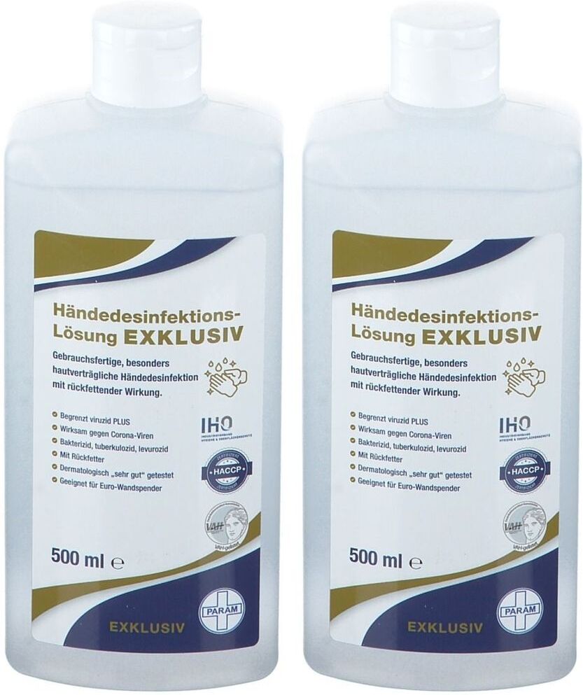 Param Haendedes Loes ExKLUSIV x2 2x500 ml Lösung