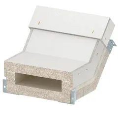 OBO 7215654 Vertikalbogen steigend für BSKH09-K0521 50x210 Glasfaserleichtbeton grau BSKH09-VS0521
