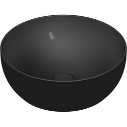 Outline Aufsatzschale rund d: 40 cm CERAFINE Sanitärkeramik Schwarz Matt mit Oberflächenveredelung Clean