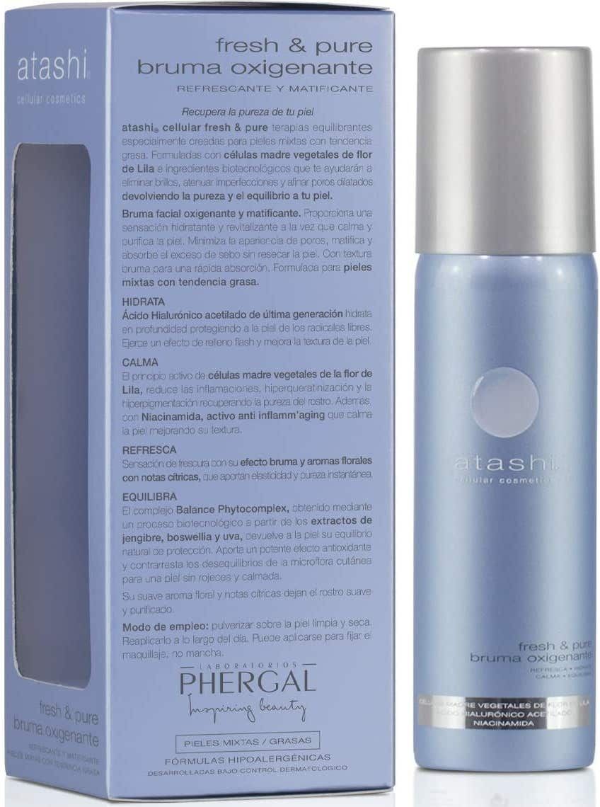 Atashi ® Fresh&Pure Bruma Oxigenante Matificante 60 ml