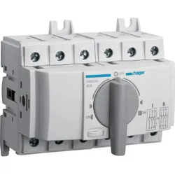Hager HIM308 Lastumschalter 3polig 80A für Hutschiene/Montageplatte