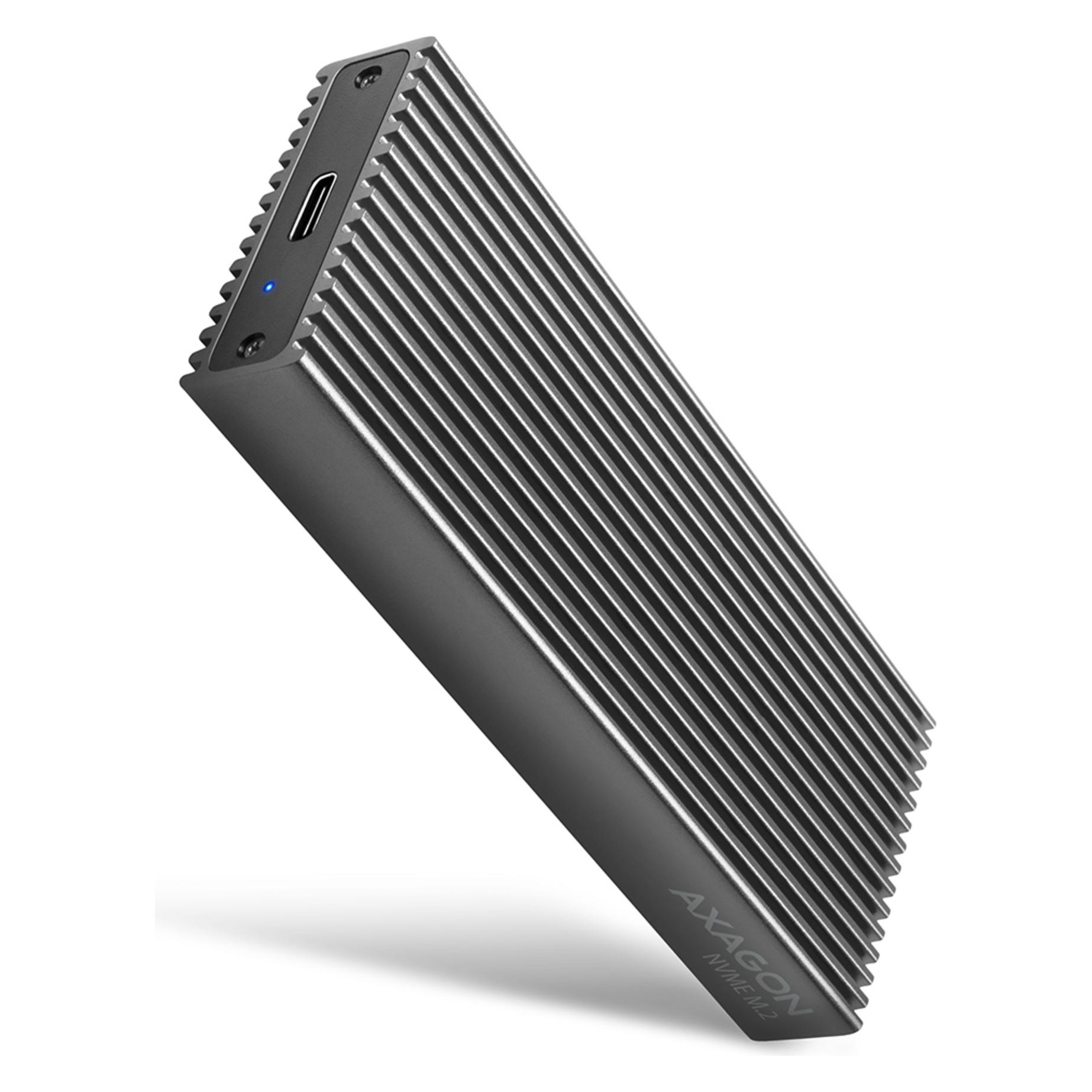 Axagon EEM2-XR RADIATOR externes M.2-Gehäuse - USB-C 3.2 Gen2, M.2 NVMe SSD (M.2) (EEM2-XR)