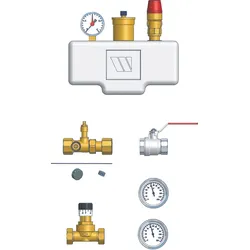 BOSCH Zubehör Solewärmepumpen Nr. 1121 Heizkreissystempaket