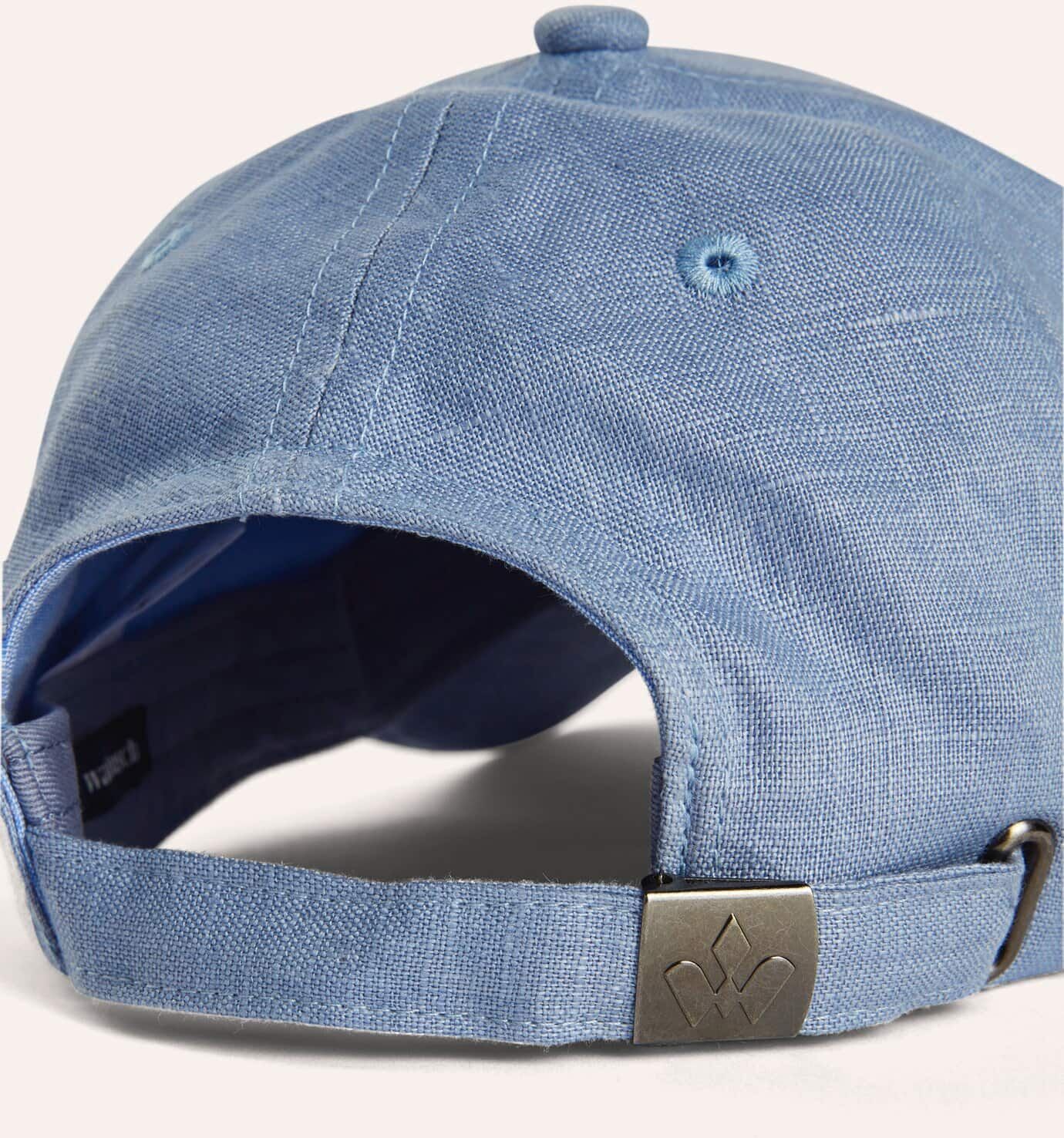 Walbusch Leinen Baseballkappe UV-Schutz, , Farbe Blau, 56/57, reines, luftiges Leinen UV-Schutz 30+ Herren