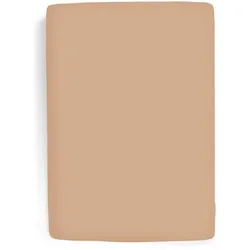 kaeppel Spannbetttuch Biber 150 x 200 cm Beige Sand