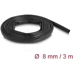 DELOCK 19000 - PVC Isolierschlauch 3 m x 8 mm schwarz