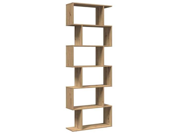 VENTE-FLASH Placard à Livres-Étagère séparatrice de pièce à 6 niveaux chêne artisanal(734187)ZLH
