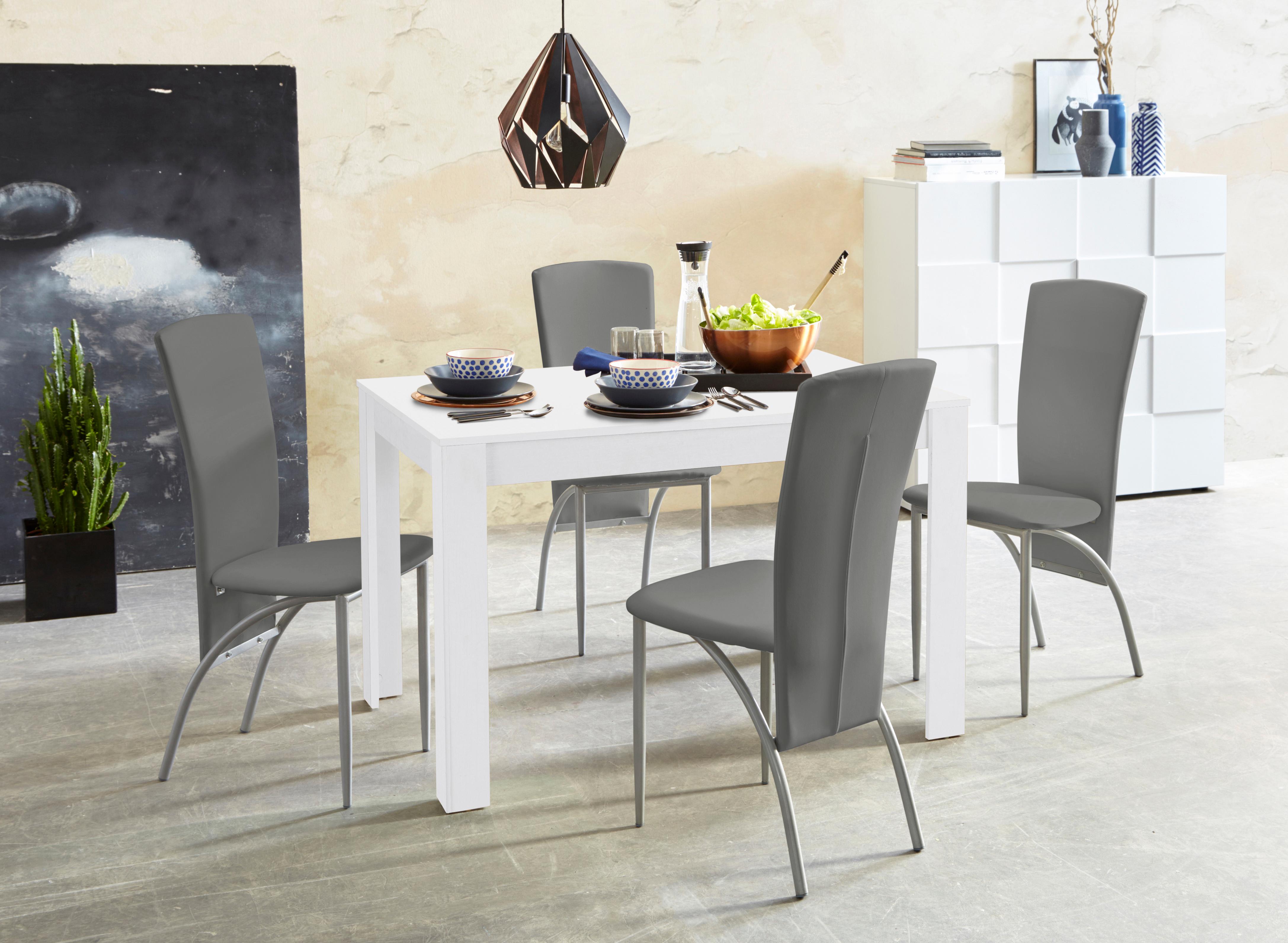 Essgruppe GOODPRODUCT, grau, Sitzmöbel-Sets, Essgruppe grau Einheitsgröße