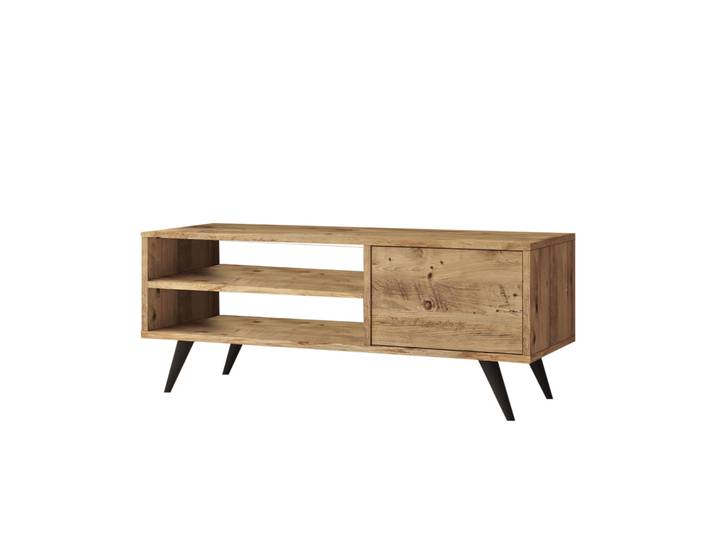 Meuble TV en bois Imo - 110 x 40 x 44 cm - Marron