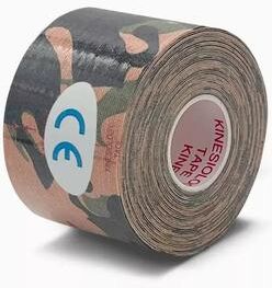 Uplift Picks FlexMotion Waterproof Kinesiology Sports Tape green Camo 5x500 Cm