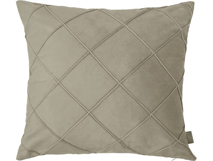 Dekokissen LADINA , beige (sand beige, unifarben), B:50cm H:50cm L:50cm, Polyester, LEGER HOME BY LENA GERCKE, Dekokissen_Sitzkissen_Kissenhüllen, Dekokissen, Kissenhülle o. Füllung, 1 Stk 50x50 - Bestseller mit 5 Sternebewertung