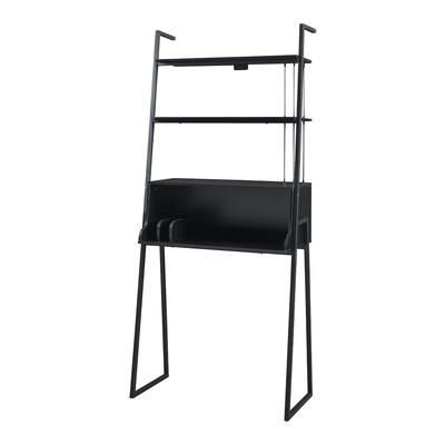 Helloshop26 - Stahlarbeitsplatz/Schreibtisch 184 x 80 x 40 cm schwarz 03_0009067