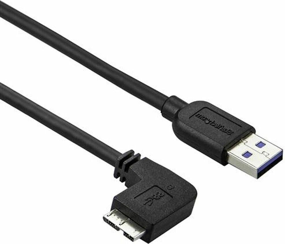 StarTech USB-kabel naar Micro-USB, StarTech USB3AU1MLS, zwart