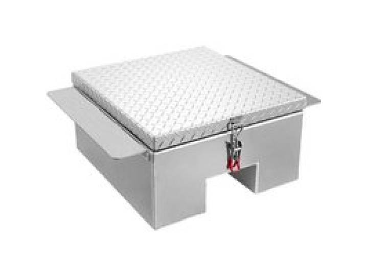 VEVOR Werkzeugkasten für die Ladefläche, Aluminium-Staukasten mit Diamantplatte, Aufbewahrungs-Organizer, trägt bis zu 100 kg, ideal für Pickup, Ladefläche, Wohnmobil, Anhänger, 770x610x310 mm