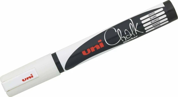 uni-ball uni Chalk PWE-5M Kreidemarker weiß 1,0 - 2,0 mm, 1 St.