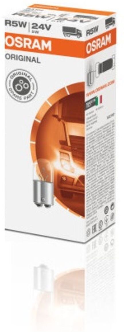 Ams-Osram Glühlampe Sekundär OSRAM R5W Standard 24V, 5W, 10 Stück