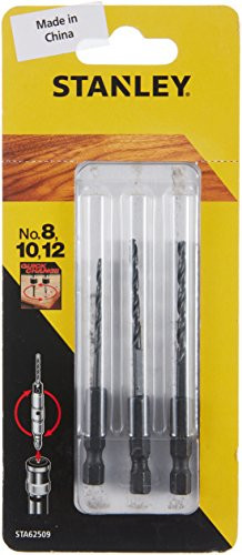 Set van 3 pilotboren: nr. 8, nr. 10 en nr. 12