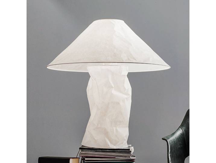 Lampampe Tischleuchte - Ingo Maurer - Wohnzimmer - Design - Papier / Karton - Mit Schirm
