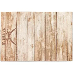 Sansibar Teppich Keitum SA-009 brown 190 x 280 cm