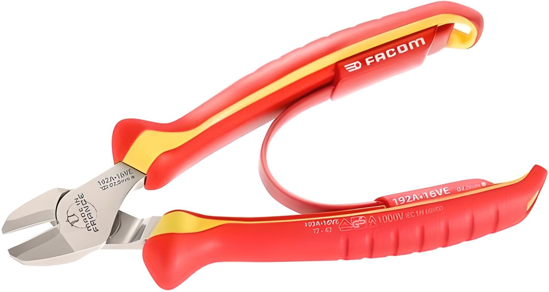 Pince coupante diagonale isolée 1000 V 160 mm FACOM 192A.16VE
