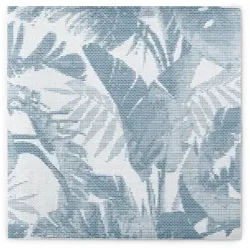 Sovie HORECA Serviette Magnus in Blaugrau aus Linclass® Airlaid 40 x 40 cm, 50 Stück Floral Palmen Blätter