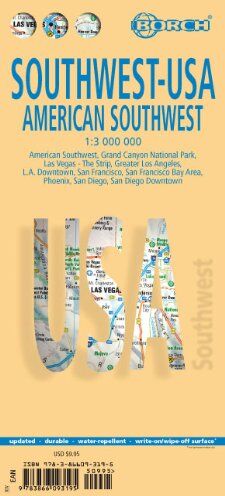 Borch - USA 2: American Southwest (Borch Map) - Preis vom 10.10.2026 11:48:34 h
