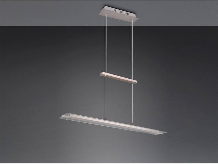 Trio Leuchten LED Pendelleuchte Milos 4x 5W nickel, Metall