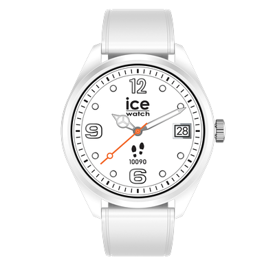 Smartwatch ICE-WATCH, weiß, weiß, Smartwatches, Smartwatch, Armbanduhr, Damenuhr, Herrenuhr, Silikonarmband, Strava, iOS Health