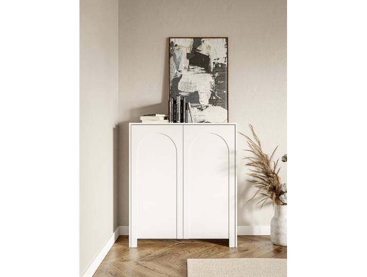 Commode Argay 117cm Blanc/Blanc