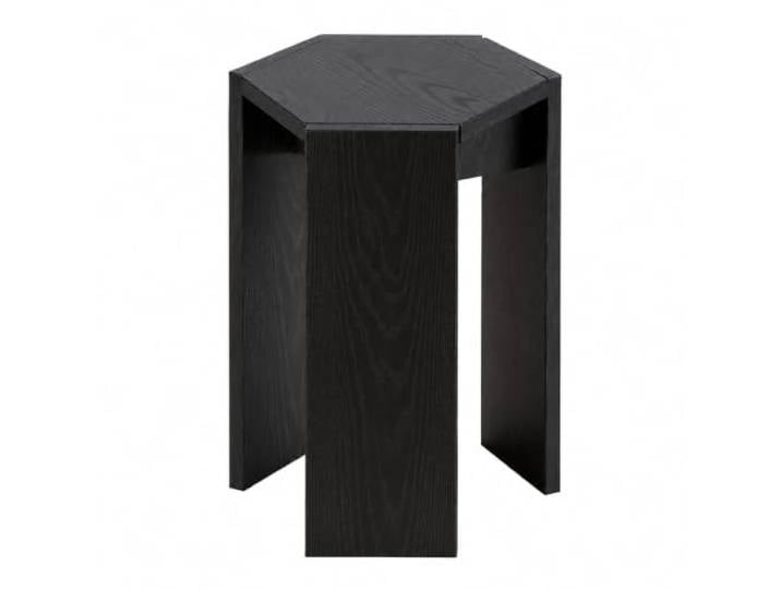 YDHFCD Sechseckiger Massivholz Hocker mit Beistelltischfunktion Modularer sechseckiger Hocker, vielseitiger Beistelltisch und Nachttisch, Massivholzmöbel(Style 1)