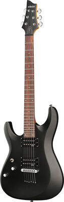 Schecter C-6 Deluxe LH SB Mattschwarz